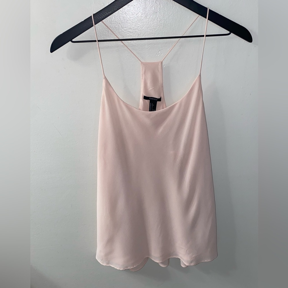 Light pink Forever 21 dressy tank top